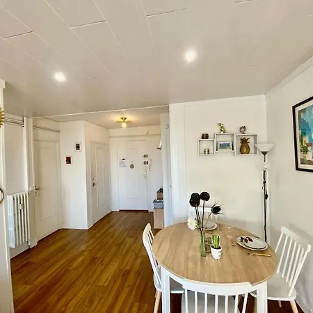 Nice 2P Vue Mer- 5Min Plage, Terrasse, Ac, Parking Exterior photo